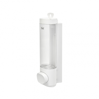 Дозатор для жидкого мыла пластиковый белый  Puff-8105
