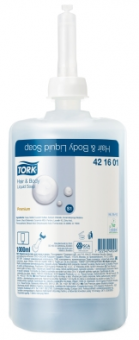 Мыло-гель для тела и волос Tork Premium S1, 420601