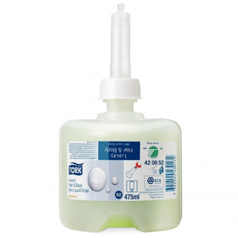 Мыло-шампунь люкс для тела и волос Tork Premium S2, 420652