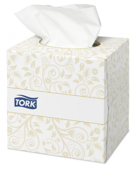 Салфетки для лица в кубе без диспенсера, Premium,  Tork , 140278